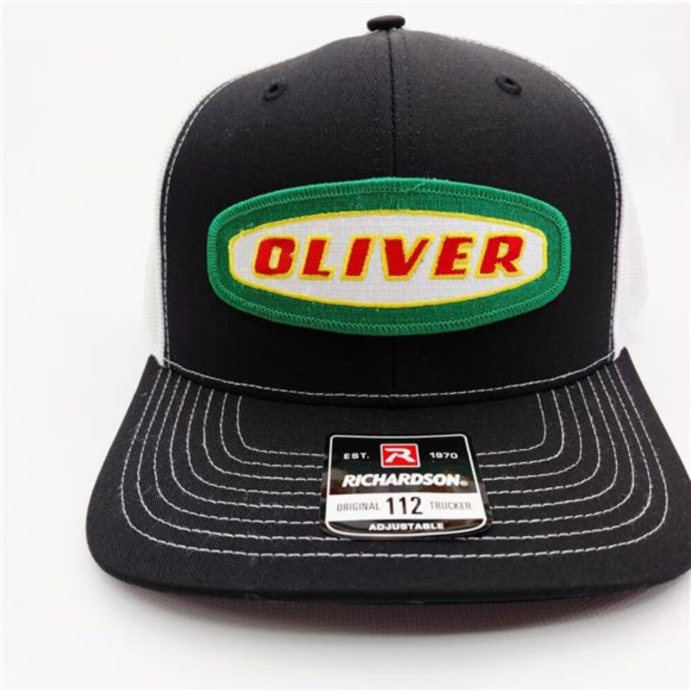 Oliver Tractor Trucker Hat Richardson 112 Snapback Mesh Cap Farm Equipment Patch